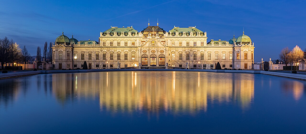 Das Schloss Belvedere in Wien